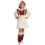 Cremefarbene Buttinette Eskimo-Kostüme aus Jersey für Kinder Größe 164 