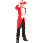 Rote Buttinette Offizier-Kostüme für Kinder Größe 152 