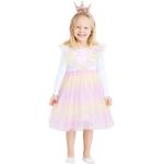 Pastellrosa Buttinette Prinzessin-Kostüme mit Pailletten aus Jersey für Kinder Größe 110 