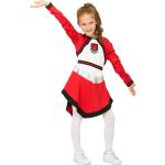 Rote Buttinette Cheerleader-Kostüme mit Pailletten für Kinder Größe 164 
