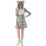 Ärmellose Buttinette Koala-Kostüme für Damen Größe XS 