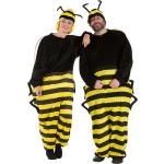 Schwarze Buttinette Bienenkostüme für Herren Größe M 
