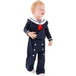 Marineblaue Buttinette Matrosen-Kostüme aus Jersey für Kinder Größe 116 