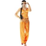 Goldene Buttinette Sexy Kostüme mit Glitzer aus Jersey für Damen Größe XS Weite 34, Länge 36 
