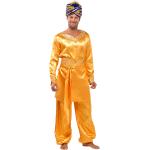 Goldene Buttinette Orient-Kostüme mit Glitzer für Herren Größe XL 
