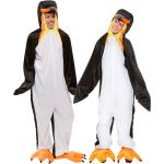 Schwarze Buttinette Pinguin-Kostüme für Herren Größe M 