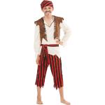 Cremefarbene Buttinette Piratenkostüme mit Nieten aus Kunstleder für Kinder Größe 110 