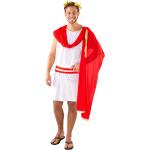 Rote Buttinette Römer-Kostüme aus Jersey für Herren Größe XXL 