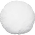 Weiße Buttinette Runde Runde Kissen aus Baumwolle 