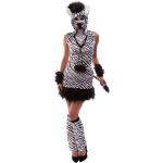 Schwarze Buttinette Zebra-Kostüme 