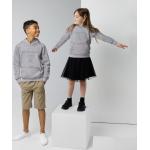 Graue Melierte Cargo Shorts für Kinder & kurze Cargohosen für Kinder aus Baumwolle trocknergeeignet für Jungen Größe 122 