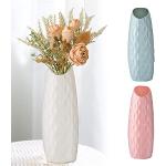 Hellgrüne Moderne Vasensets poliert aus Kunststoff 3-teilig 