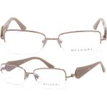 Braune Brillenfassungen aus Metall für Damen 