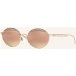 Rosa BVLGARI Verspiegelte Sonnenbrillen aus Kunststoff für Damen 