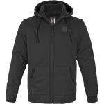 Anthrazitfarbene Unifarbene Zip Hoodies & Sweatjacken mit Reißverschluss für Herren Größe 4 XL für den für den Winter 