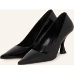 Reduzierte Schwarze Lack-Optik By Far Spitze High Heels & Stiletto-Pumps aus Leder für Damen Größe 38 
