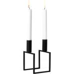 Schwarze Minimalistische by Lassen Line Kerzenständer & Kerzenhalter 
