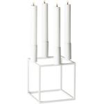 By Lassen Kerzenständer, Metall, Weiß, 14 x 14 cm, h 20 cm