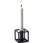 Schwarze Moderne by Lassen Kubus Quadratische Große Kerzenständer & Bodenkerzenständer 