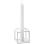 Weiße Moderne Audo Quadratische Große Kerzenständer & Bodenkerzenständer mit Kopenhagen-Motiv 