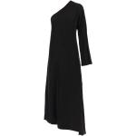 Reduzierte Schwarze Elegante BY Malene Birger Maxi Asymmetrische One-Shoulder-Kleider für Damen Größe M 