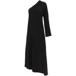 Reduzierte Schwarze Elegante BY Malene Birger Maxi Asymmetrische One-Shoulder-Kleider für Damen Größe S 