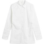 Reduzierte Weiße BY Malene Birger Bio Stehkragen Stehkragenhemden für Damen Größe XXL 