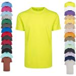 Marineblaue Build your Brand Rundhals-Ausschnitt T-Shirts aus Baumwolle für Herren Größe XS 