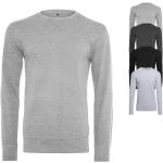 Schwarze Build your Brand Rundhals-Ausschnitt Damensweatshirts aus Baumwolle Größe S 