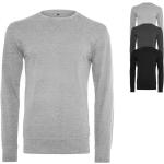 Schwarze Build your Brand Rundhals-Ausschnitt Damensweatshirts aus Baumwolle Größe XXL 