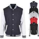 Marineblaue College-Jacken aus Baumwolle für Herren Größe L 