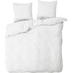 Weiße Minimalistische Bio Bettwäsche Sets & Bettwäsche Garnituren aus Baumwolle 220x220 