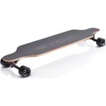 Byox Kinder Skateboard Longboard 41 Zoll, PU Rollen, ABEC-11, Gurt, bis 100 kg schwarz