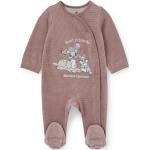 Braune Bestickte C&A Bambi Kinderschlafanzüge & Kinderpyjamas aus Nicki für Babys Größe 56 