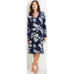 Reduzierte Blaue Blumenmuster C&A Damennachthemden aus Jersey Größe M 