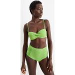 Grüne C&A Bandeau Bikinitops aus Polyester in 75B gepolstert für Damen 