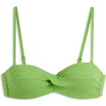 Grüne C&A Bandeau Bikinitops aus Polyester in 75C gepolstert für Damen 