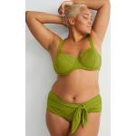 Reduzierte Grüne C&A Bikini-Tops aus Polyester in 85D gepolstert für Damen 