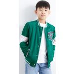 Grüne Bestickte C&A College Jacken für Kinder & Baseball Jacken für Kinder aus Bouclé für Jungen Größe 146 