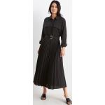 Schwarze C&A Plisseekleider aus Polyester für Damen Übergrößen 