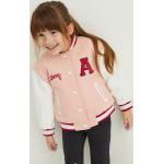 Reduzierte Rosa Bestickte C&A College Jacken für Kinder & Baseball Jacken für Kinder aus PU für Mädchen Größe 92 