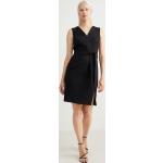 Reduzierte Schwarze Business Ärmellose C&A Damenkleider mit Reißverschluss aus Polyester Größe M 