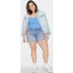 Reduzierte Blaue Clockhouse Jeans-Shorts aus Denim für Damen Größe XL für den für den Sommer 