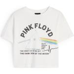 Weiße Clockhouse Pink Floyd Damenbandshirts aus Jersey Größe L 