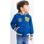 Blaue Bestickte C&A College Jacken für Kinder & Baseball Jacken für Kinder aus Polyester für Jungen Größe 140 