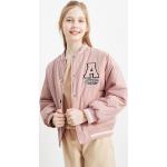 Rosa Gesteppte Wasserdichte C&A College Jacken für Kinder & Baseball Jacken für Kinder aus Bouclé für Mädchen Größe 140 