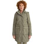 Grüne Gesteppte C&A Stehkragen Damensteppmäntel & Damenpuffercoats mit Reißverschluss mit Kapuze Größe XL für den für den Herbst 