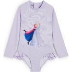 Lila C&A Die Eiskönigin Kinderbadeanzüge mit Reißverschluss aus Polyester Größe 110 