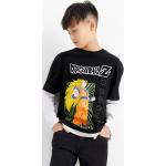 C&A Dragon Ball Z Langarmshirt 2 in 1 Look, Schwarz, Größe: 134