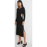 Reduzierte Schwarze C&A XL Cut Out Kleider mit Cutwork enganliegend für Damen Größe XL 